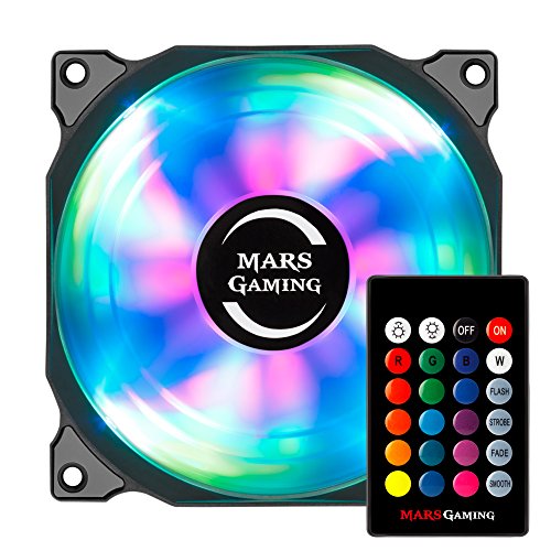 Mars Gaming MFRGBKIT 45.2 CFM 120 mm Fans 3-Pack