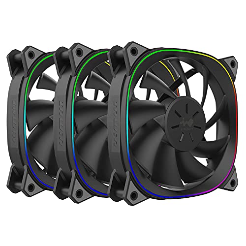 In Win Sirius Extreme ASE120P 54 CFM 120 mm Fans 3-Pack
