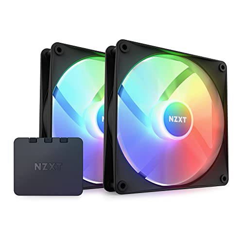 NZXT F RGB Core 89.48 CFM 140 mm Fans 2-Pack