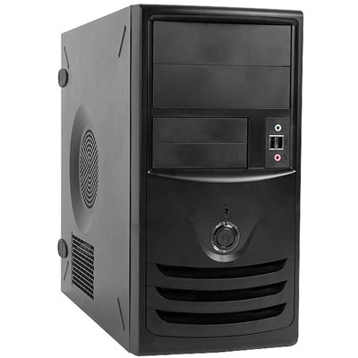 In Win IW-Z589T.CQ350TBL MicroATX Mini Tower Case w/350 W Power Supply