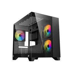 DIYPC ARGB-Q01 MicroATX Mini Tower Case