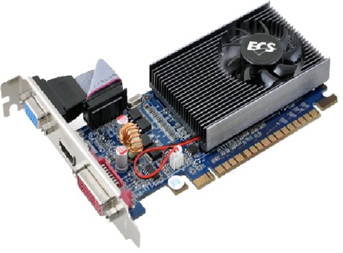 ECS NGT520C-1GQM-F2 GeForce GT 520 1 GB Graphics Card