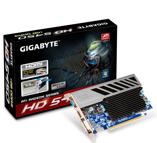 Gigabyte GV-R545SC-1GI Radeon HD 5450 1 GB Graphics Card