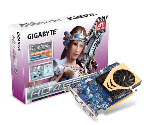Gigabyte GV-R465OC-1GI Radeon HD 4650 1 GB Graphics Card