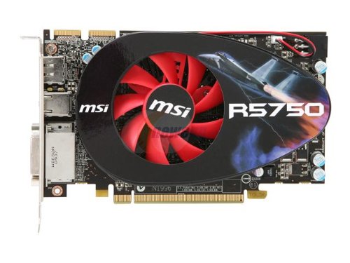 MSI R5750-MD1G Radeon HD 5750 1 GB Graphics Card
