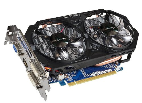 Gigabyte GV-N65TOC-2GI REV2.0 GeForce GTX 650 Ti 2 GB Graphics Card