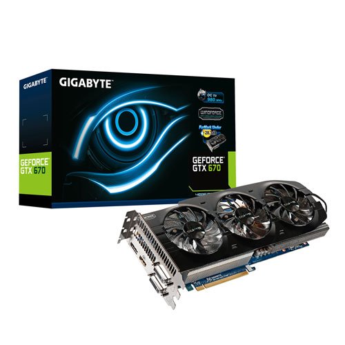 Gigabyte GV-N670OC-4GD GeForce GTX 670 4 GB Graphics Card
