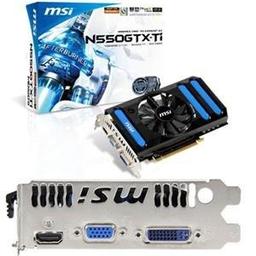 MSI N550GTX-Ti-MD1GD5 GeForce GTX 550 Ti 1 GB Graphics Card