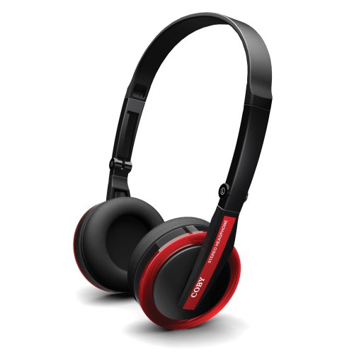 Coby CV145RED Headphones