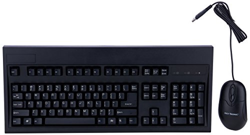 KeyTronic E03601U2M Wired Standard Keyboard With Optical Mouse