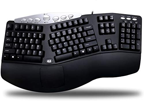 Adesso PCK-208B Wired Ergonomic Keyboard