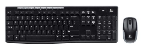 Logitech Wireless Combo MK260 Wireless Standard Keyboard With Optical Mouse