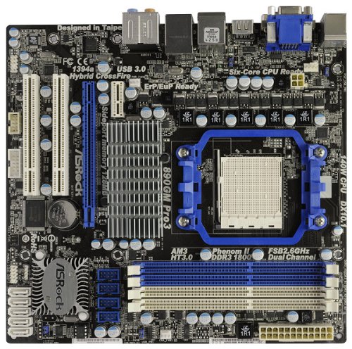 ASRock 890GM Pro3 Micro ATX AM3 Motherboard