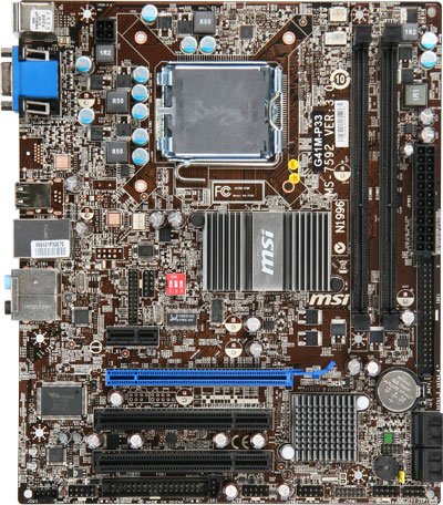 MSI G41M-P33 Micro ATX LGA775 Motherboard