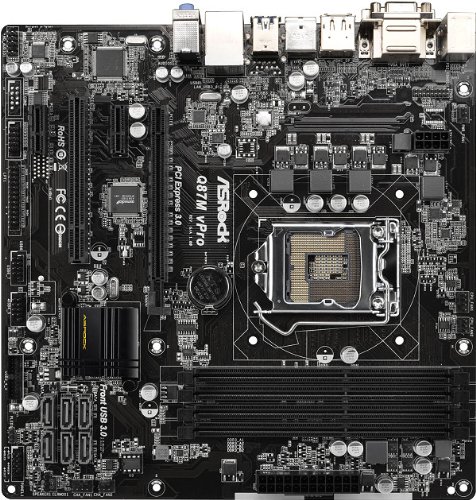 ASRock Q87M vPro Micro ATX LGA1150 Motherboard