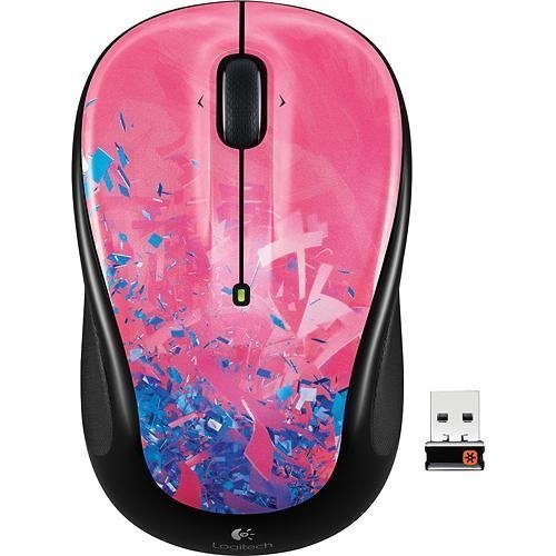 Logitech M325 Spontaneous Pink Wireless Optical Mouse