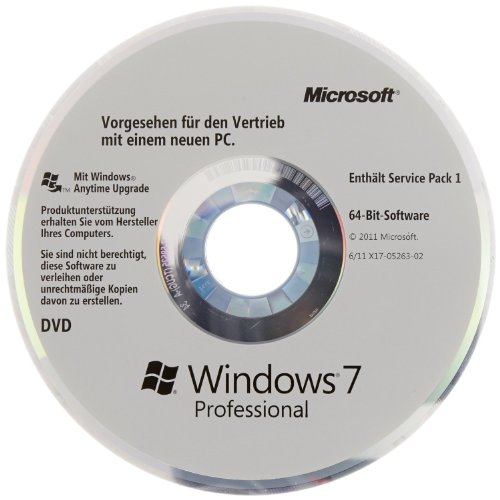 Microsoft Windows 7 Pro SP1 DE 64-bit