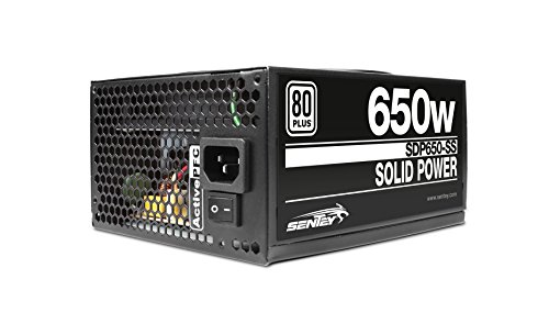 Sentey SDP650-SS 650 W 80+ Certified ATX Power Supply