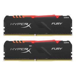 Kingston HyperX Fury RGB 16 GB (2 x 8 GB) DDR4-2666 CL16 Memory