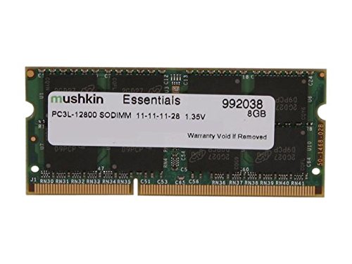 Mushkin Essentials 8 GB (1 x 8 GB) DDR3-1600 SODIMM CL11 Memory