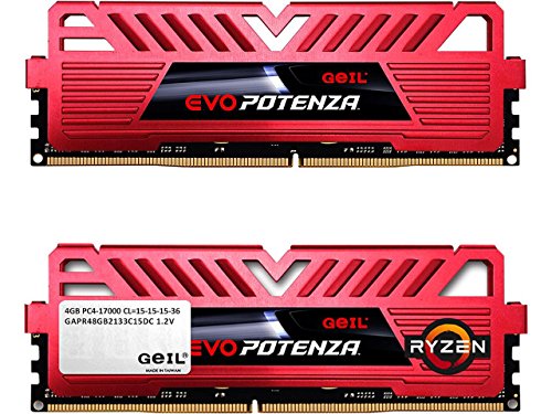 GeIL EVO Potenza AMD Edition 8 GB (2 x 4 GB) DDR4-2133 CL15 Memory
