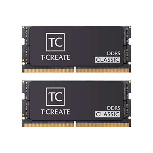 TEAMGROUP T-Create Classic 64 GB (2 x 32 GB) DDR5-5200 SODIMM CL42 Memory