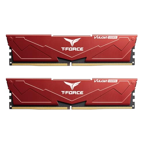 TEAMGROUP T-Force Vulcan 32 GB (2 x 16 GB) DDR5-6000 CL38 Memory