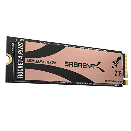 Sabrent Rocket 4 Plus 2 TB M.2-2280 PCIe 4.0 X4 NVME Solid State Drive