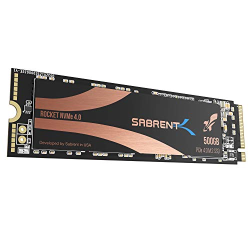 Sabrent Rocket 4.0 500 GB M.2-2280 PCIe 4.0 X4 NVME Solid State Drive