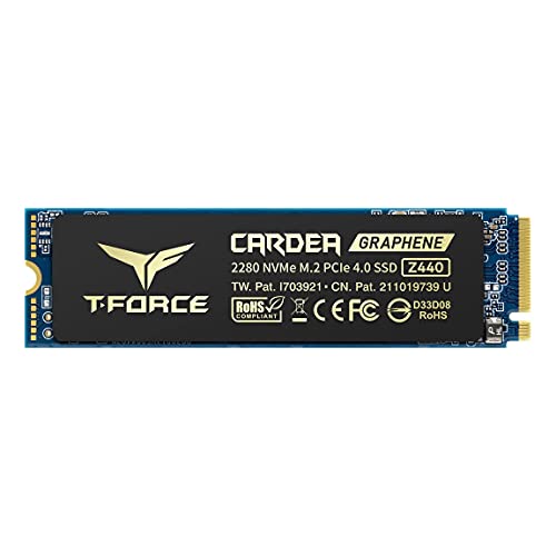 TEAMGROUP Cardea Zero Z440 Graphene 1 TB M.2-2280 PCIe 4.0 X4 NVME Solid State Drive