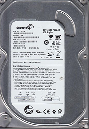 Seagate Barracuda 7200.11 320 GB 3.5" 7200 RPM Internal Hard Drive