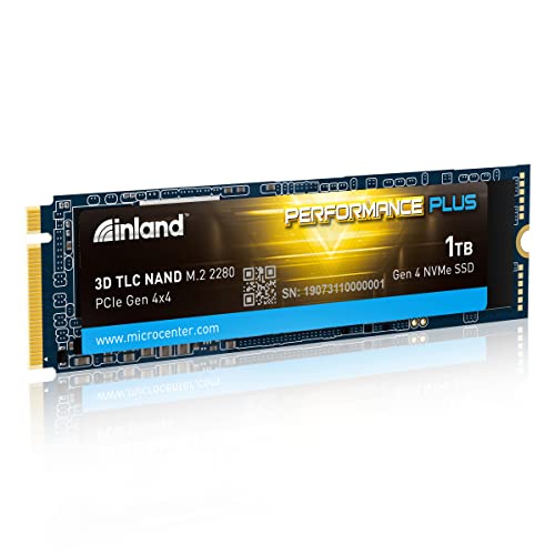 Inland Performance Plus 1 TB M.2-2280 PCIe 4.0 X4 NVME Solid State Drive